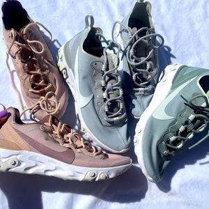 Nike react element 55 shoes size 8